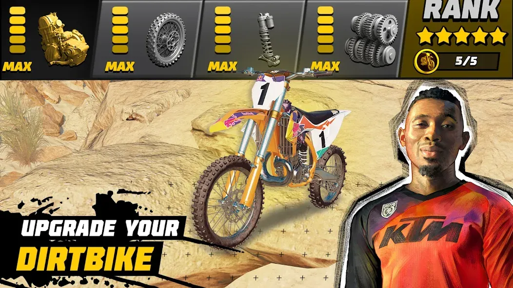 Взлом Dirt Bike Unchained: MX Racing (Дерт Байк Анчейнд)  [МОД Menu] — полная версия apk на Андроид screen 3