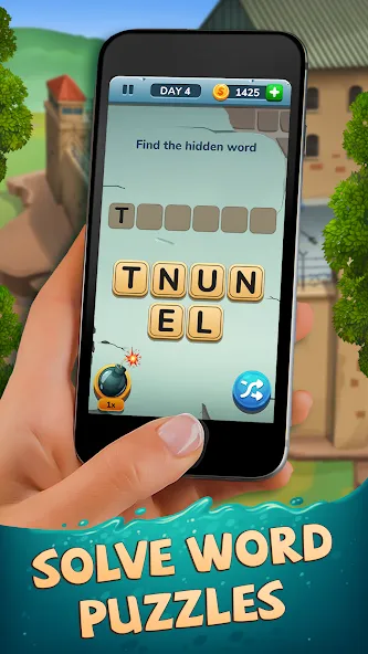 Взломанная Word Fables — Prison Break  [МОД Unlocked] — последняя версия apk на Андроид screen 2