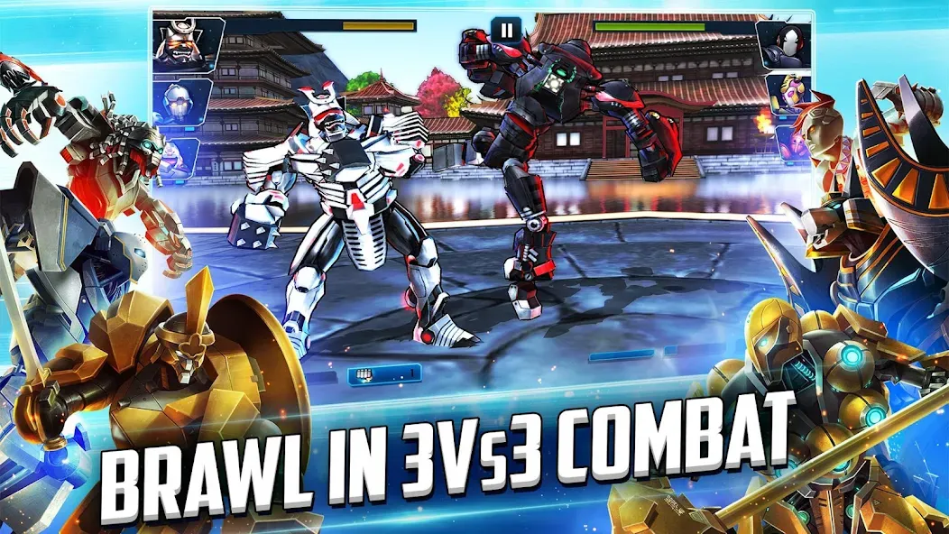 Скачать взлом Ultimate Robot Fighting (Ультимейт Робот Файтинг)  [МОД Unlocked] — стабильная версия apk на Андроид screen 3