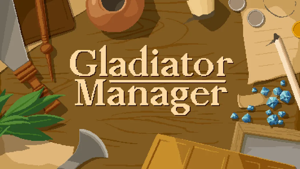 Взломанная Gladiator manager (Гладиатор менеджер)  [МОД Unlocked] — последняя версия apk на Андроид screen 1