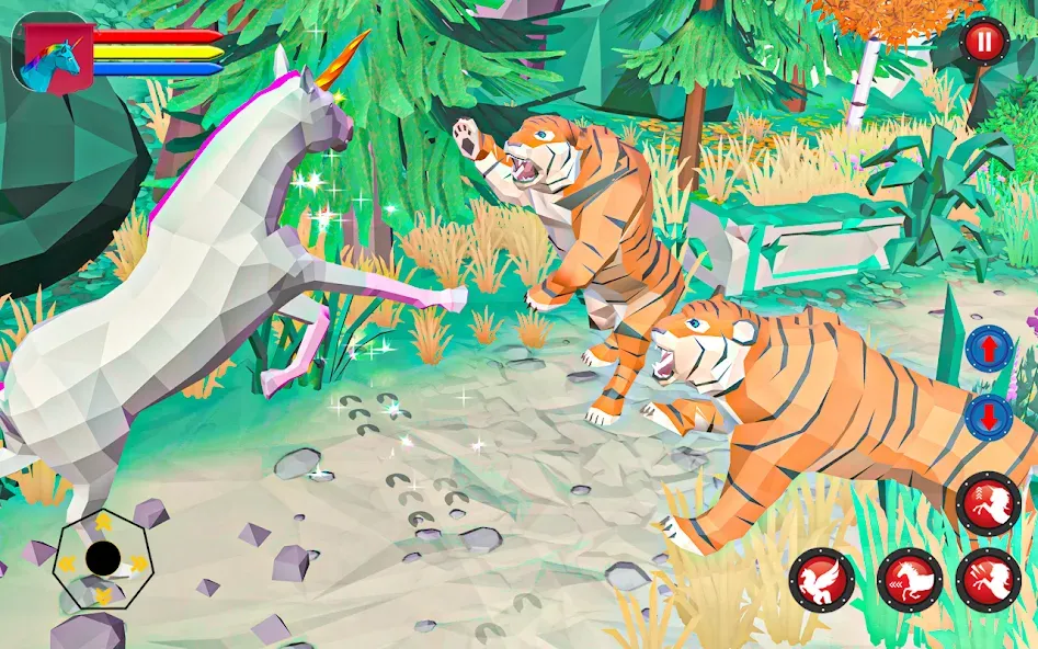 Скачать взломанную Flying Unicorn Pegasus Games  [МОД Бесконечные монеты] — стабильная версия apk на Андроид screen 3