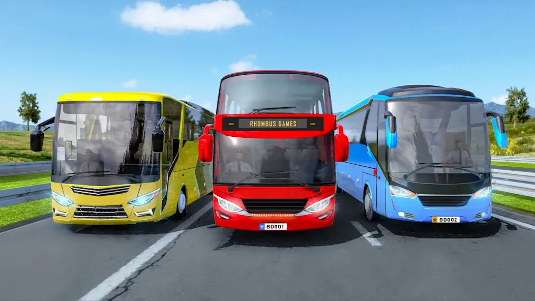 Взлом Highway Bus Simulator Bus Game  [МОД Много денег] — полная версия apk на Андроид screen 1