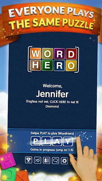 Скачать взломанную WordHero : word finding game (ВордХиро)  [МОД Все открыто] — стабильная версия apk на Андроид screen 2