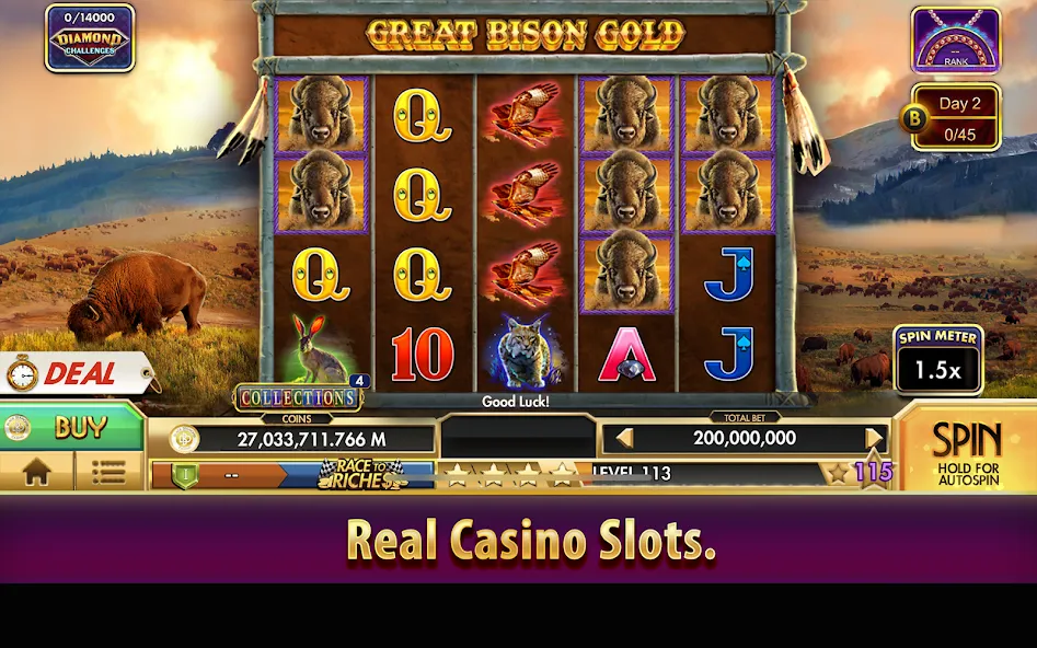 Взлом Black Diamond Casino Slots (СЛОТЫ)  [МОД Unlimited Money] — последняя версия apk на Андроид screen 3