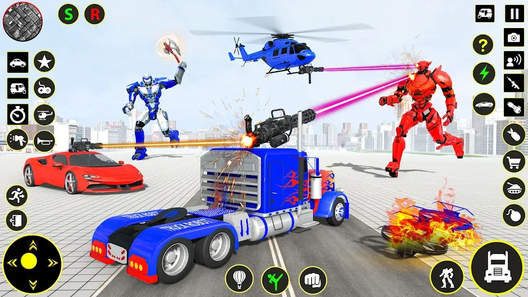 Скачать взлом Truck Game — Car Robot Games  [МОД Unlocked] — стабильная версия apk на Андроид screen 2