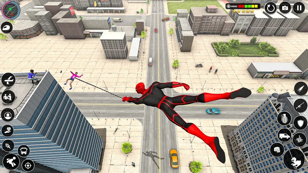 Взлом Spider Rope Games — Crime Hero  [МОД Много денег] — полная версия apk на Андроид screen 4