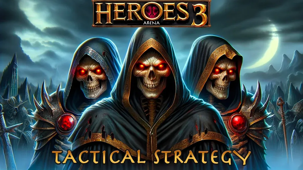 Скачать взломанную Heroes of Might: Magic arena 3  [МОД Бесконечные монеты] — полная версия apk на Андроид screen 1