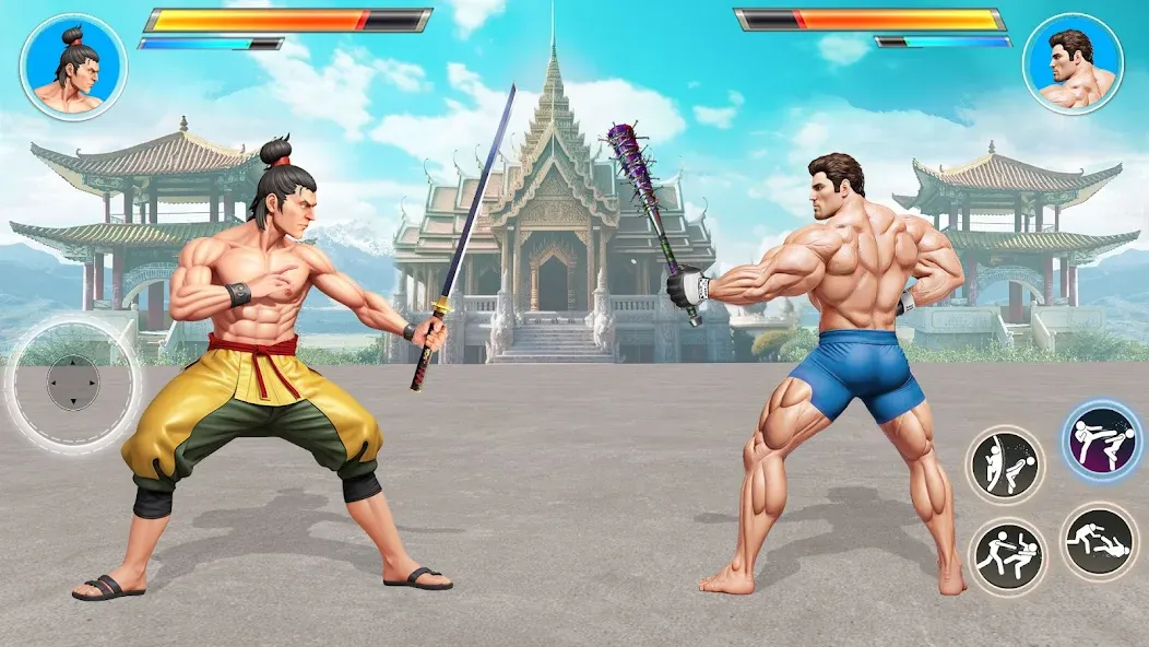 Скачать взломанную Kung Fu Karate Fighting Games  [МОД Меню] — стабильная версия apk на Андроид screen 2