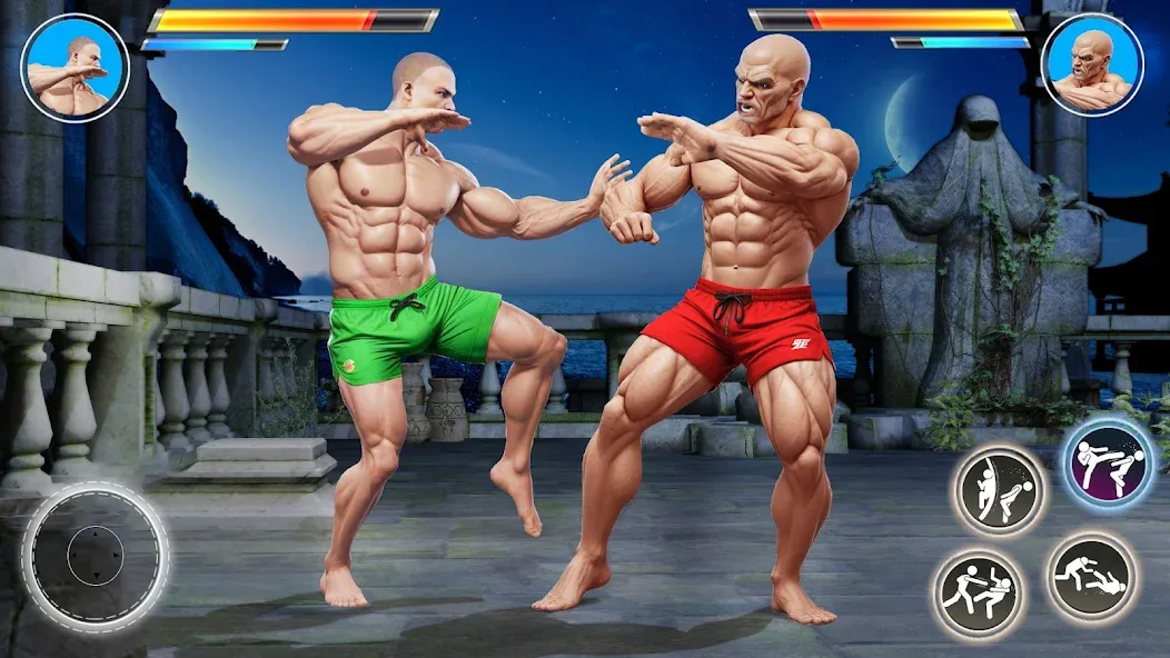 Скачать взломанную Kung Fu Karate Fighting Games  [МОД Меню] — стабильная версия apk на Андроид screen 3