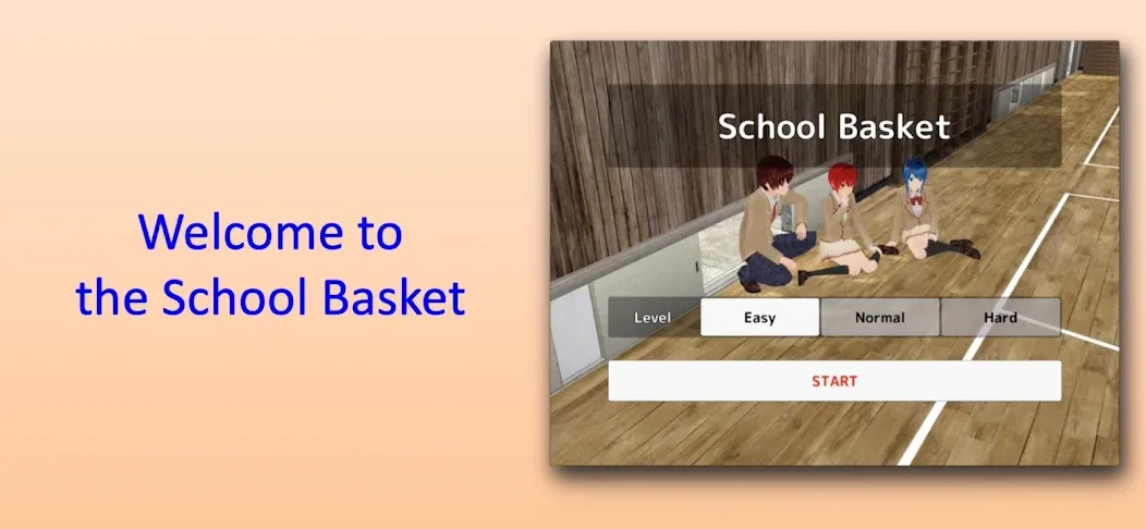 Скачать взломанную School Basket (Школьная корзина)  [МОД Бесконечные деньги] — последняя версия apk на Андроид screen 1