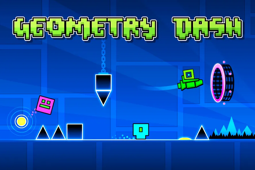 Скачать взломанную Geometry Dash Lite (Геометрия Дэш Лайт)  [МОД Меню] — стабильная версия apk на Андроид screen 1