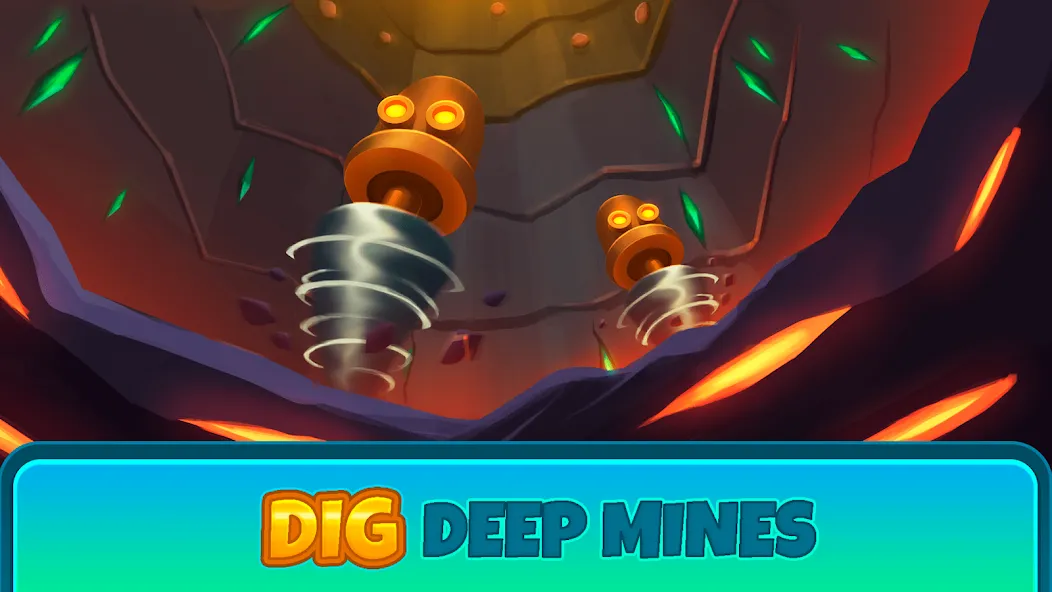 Взломанная Deep Town: Idle Mining Tycoon (Дип Таун)  [МОД Много денег] — полная версия apk на Андроид screen 4