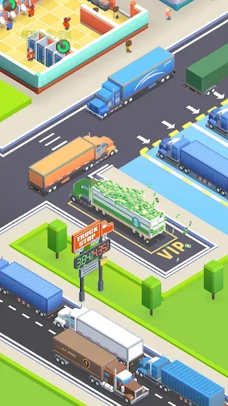 Скачать взлом Travel Center Tycoon  [МОД Много монет] — стабильная версия apk на Андроид screen 1