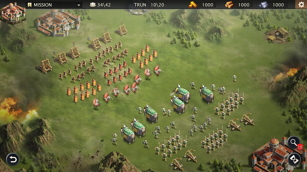 Скачать взломанную Grand War: Rome Strategy Games (Гранд Вар)  [МОД Много денег] — стабильная версия apk на Андроид screen 4