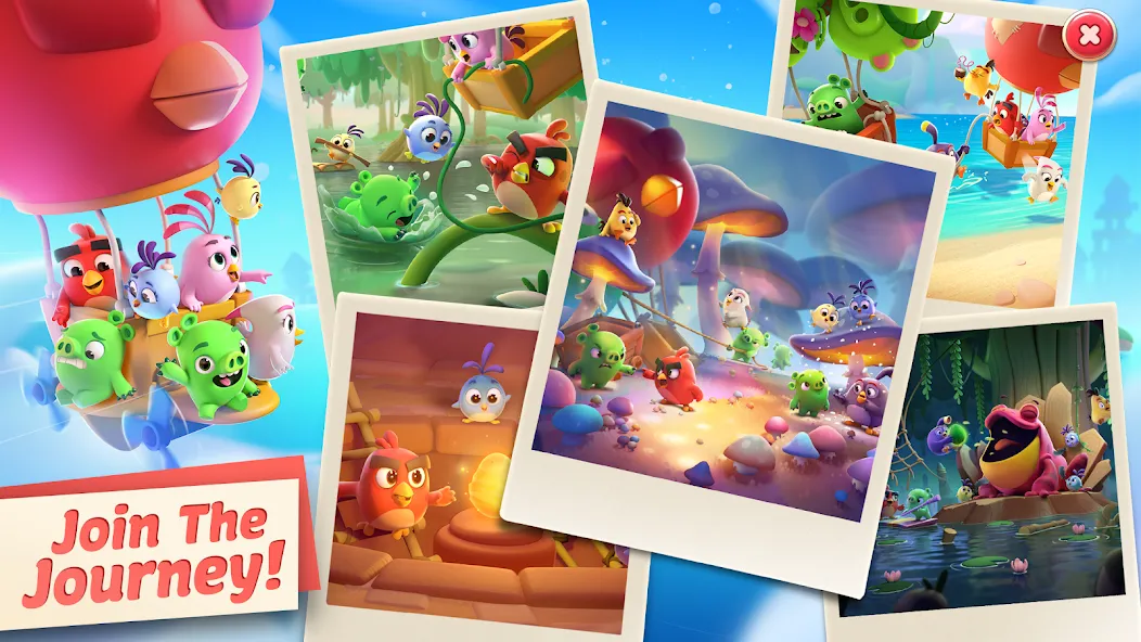 Скачать взлом Angry Birds Journey (Энгри Бердс Джорни)  [МОД Mega Pack] — последняя версия apk на Андроид screen 5