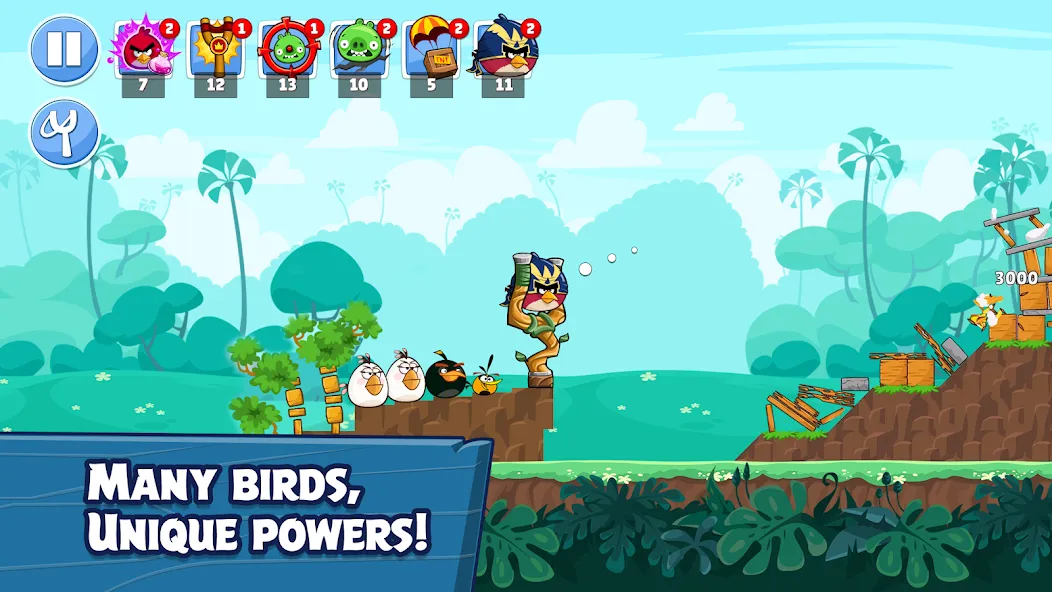 Взломанная Angry Birds Friends (Энгри Брдс Френдс)  [МОД Много монет] — полная версия apk на Андроид screen 3