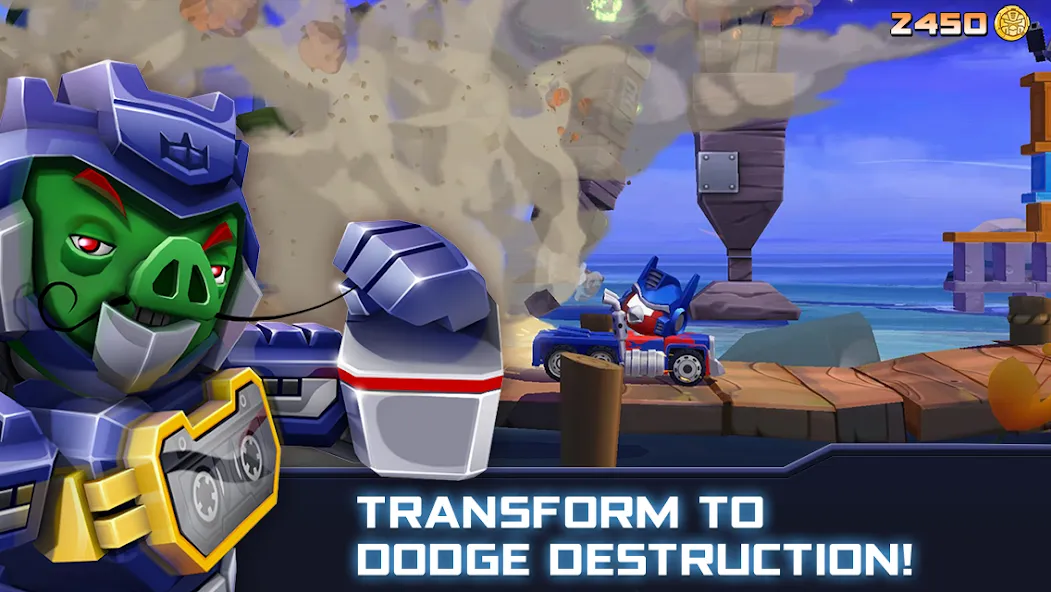 Скачать взлом Angry Birds Transformers (Энгри Брдс Трансформеры)  [МОД Меню] — полная версия apk на Андроид screen 4