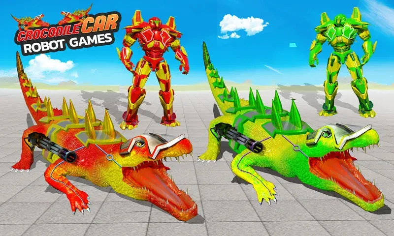 Скачать взлом Robot Game Transform Crocodile  [МОД Unlimited Money] — полная версия apk на Андроид screen 4