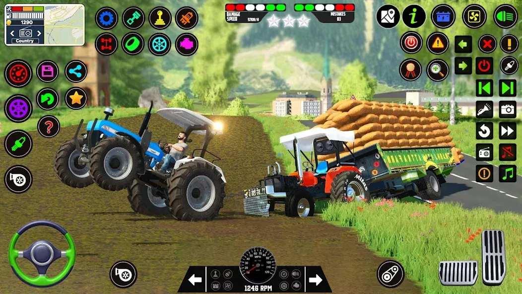 Скачать взлом Indian Tractor Farming Games  [МОД Меню] — полная версия apk на Андроид screen 1