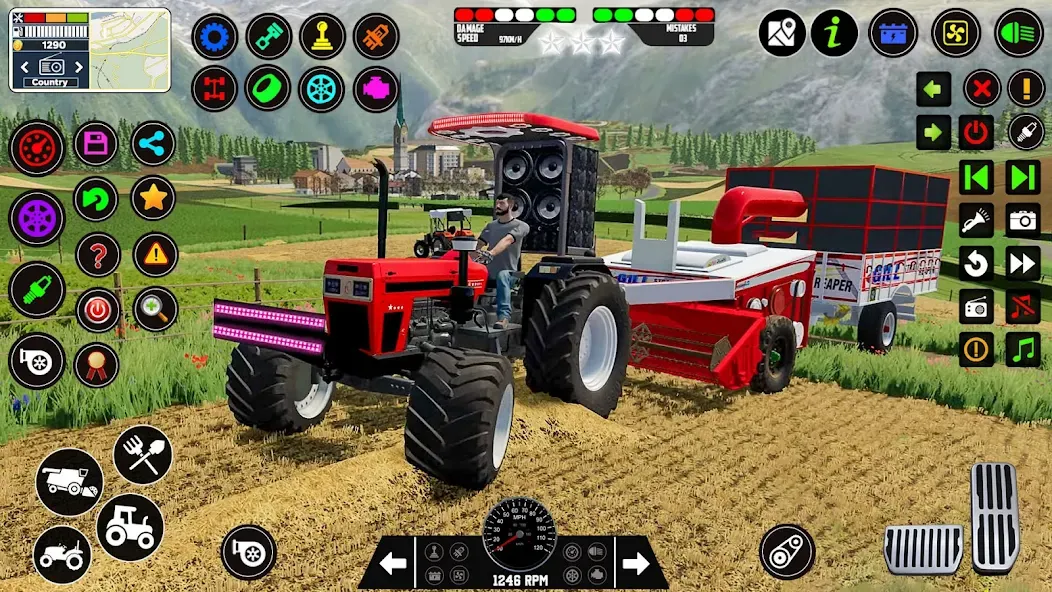 Скачать взлом Indian Tractor Farming Games  [МОД Меню] — полная версия apk на Андроид screen 2