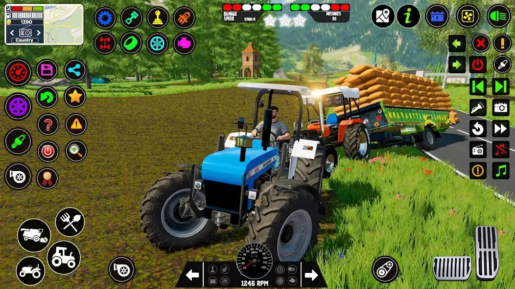 Скачать взлом Indian Tractor Farming Games  [МОД Меню] — полная версия apk на Андроид screen 4