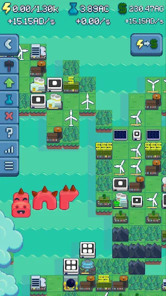 Скачать взломанную Reactor — Energy Sector Tycoon  [МОД Много монет] — стабильная версия apk на Андроид screen 2