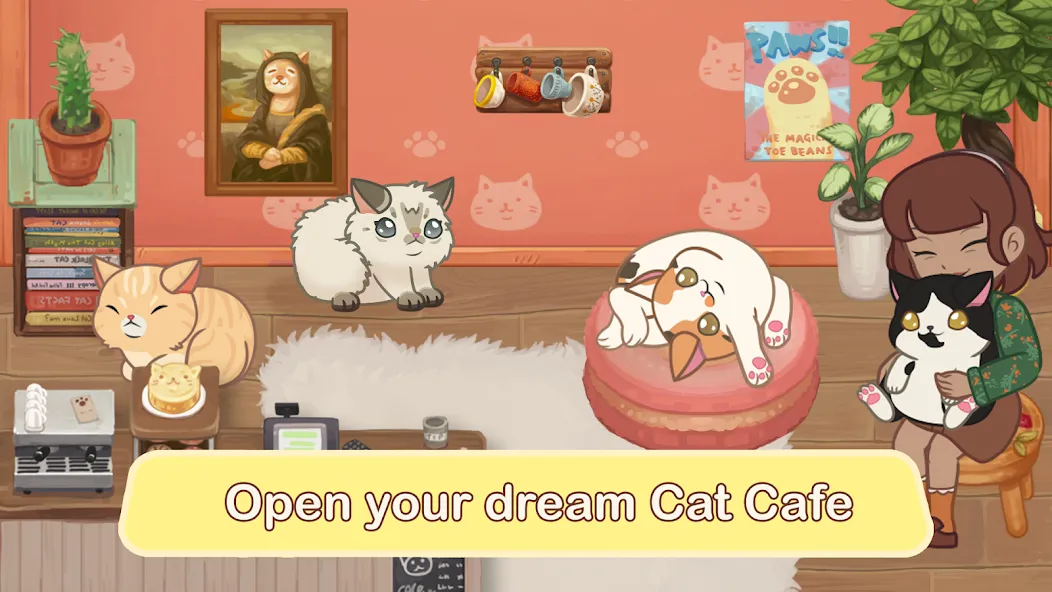 Скачать взлом Furistas Cat Cafe (Фуристас)  [МОД Unlocked] — полная версия apk на Андроид screen 1