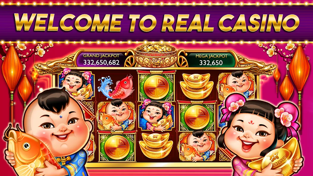 Взломанная Casino Frenzy — Slot Machines (Казино Френзи)  [МОД Много монет] — стабильная версия apk на Андроид screen 1