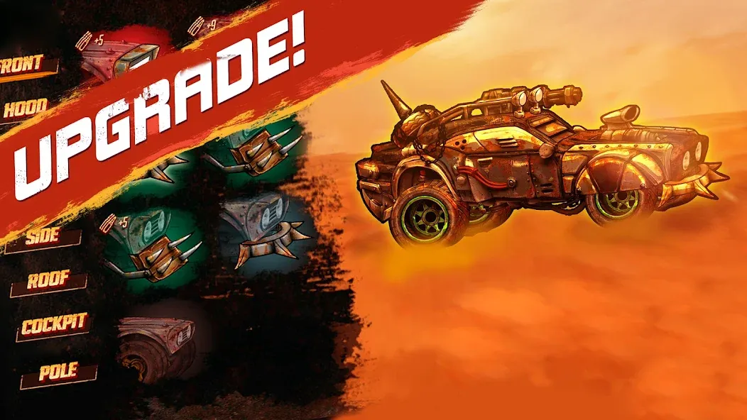 Скачать взлом Road Warrior: Nitro Car Battle (Роуд Ворриор Нитро)  [МОД Меню] — последняя версия apk на Андроид screen 5