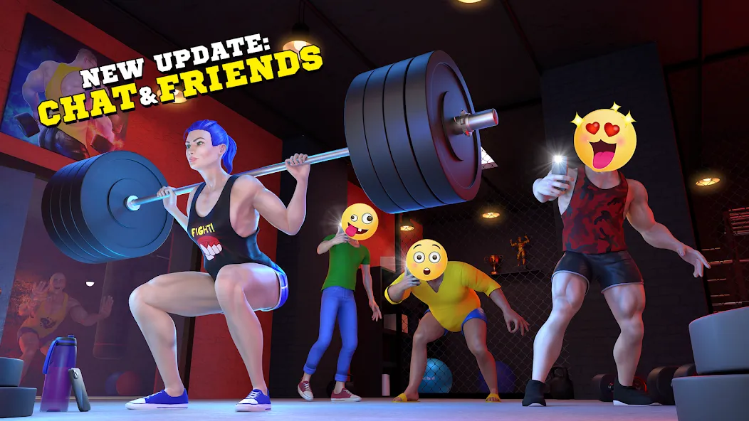 Взлом Fitness Gym Bodybuilding Pump  [МОД Бесконечные монеты] — последняя версия apk на Андроид screen 1