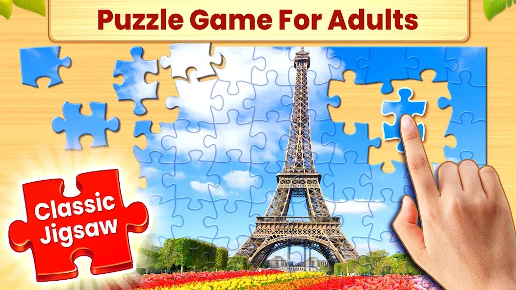 Взломанная Jigsaw Puzzles: Picture Puzzle  [МОД Много монет] — полная версия apk на Андроид screen 1