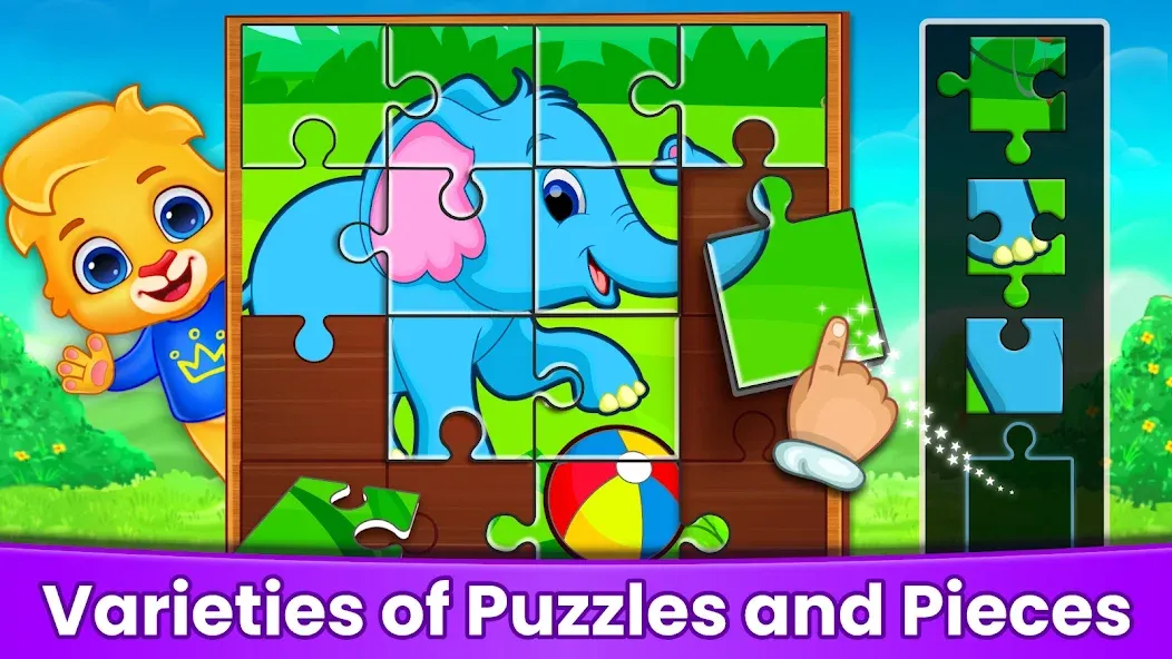 Скачать взлом Puzzle Kids: Jigsaw Puzzles  [МОД Unlocked] — полная версия apk на Андроид screen 2