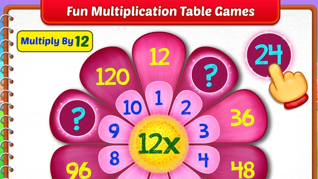 Скачать взломанную Kids Multiplication Math Games  [МОД Меню] — полная версия apk на Андроид screen 4