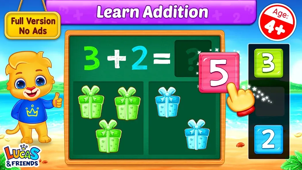 Скачать взломанную Math Kids: Math Games For Kids  [МОД Все открыто] — последняя версия apk на Андроид screen 1