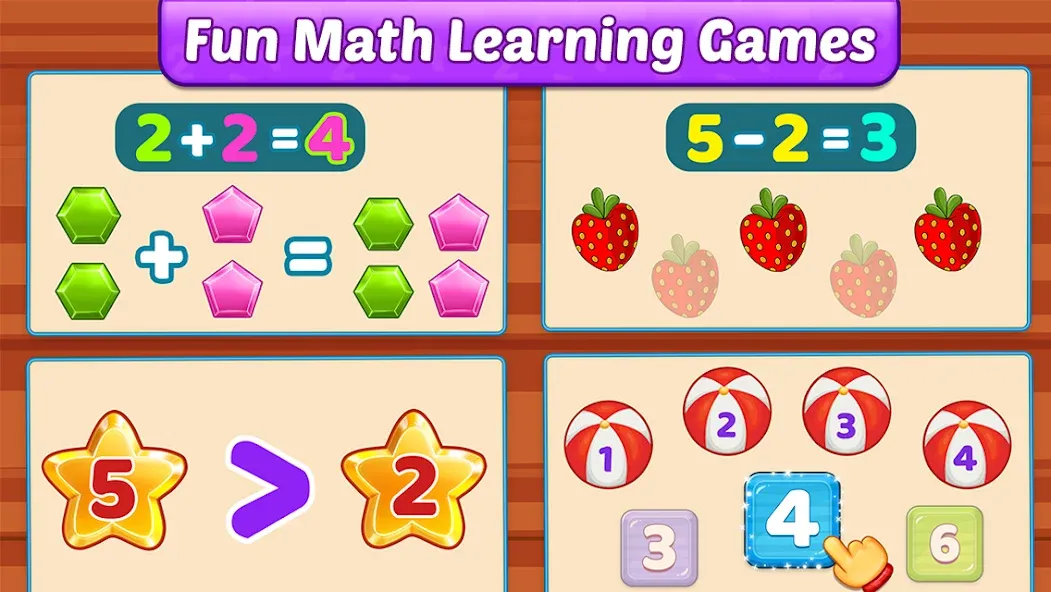 Скачать взломанную Math Kids: Math Games For Kids  [МОД Все открыто] — последняя версия apk на Андроид screen 5