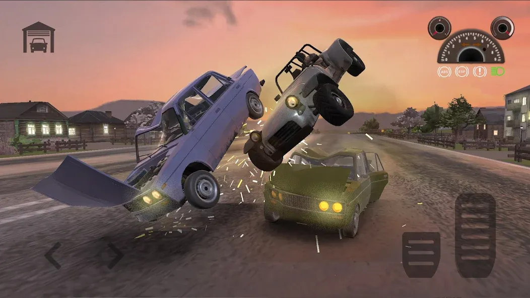 Взлом Car Crash Racing — Russia (Кар Краш Рейсинг)  [МОД Меню] — последняя версия apk на Андроид screen 1