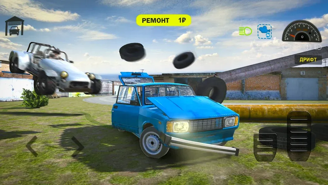 Взлом Car Crash Racing — Russia (Кар Краш Рейсинг)  [МОД Меню] — последняя версия apk на Андроид screen 4