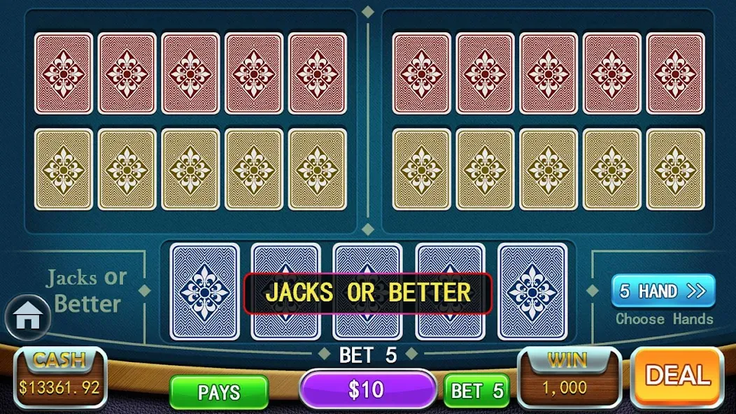 Скачать взлом Video Poker Games — Multi Hand (Видео покер игры)  [МОД Unlocked] — стабильная версия apk на Андроид screen 4