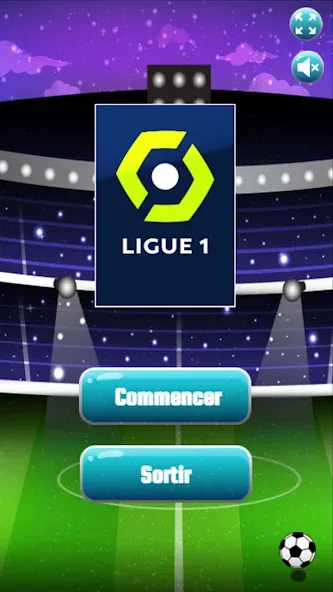 Скачать взлом Jeu de Ligue 1 (Же де Лиг 1)  [МОД Меню] — стабильная версия apk на Андроид screen 1