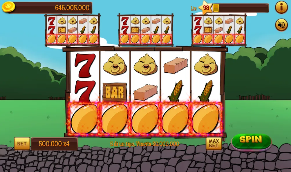 Взлом Slot Gallina 4 (Слот Галлина 4)  [МОД Menu] — полная версия apk на Андроид screen 1