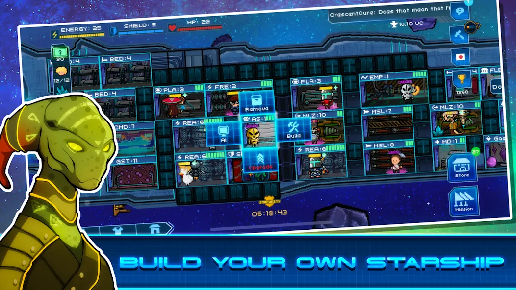 Скачать взлом Pixel Starships™ (Пиксель Звездные Корабли)  [МОД Unlimited Money] — полная версия apk на Андроид screen 1