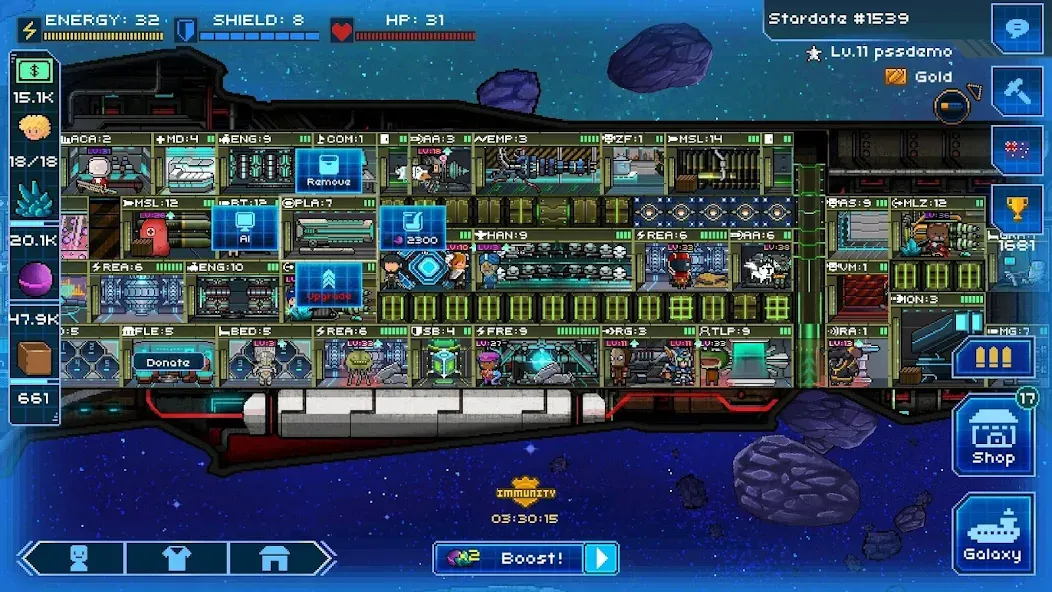 Скачать взлом Pixel Starships™ (Пиксель Звездные Корабли)  [МОД Unlimited Money] — полная версия apk на Андроид screen 5