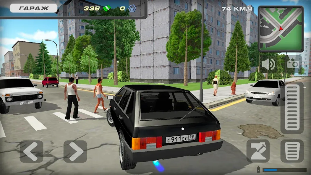 Взломанная Lada 2109 Russian Car Driver  [МОД Бесконечные монеты] — полная версия apk на Андроид screen 2