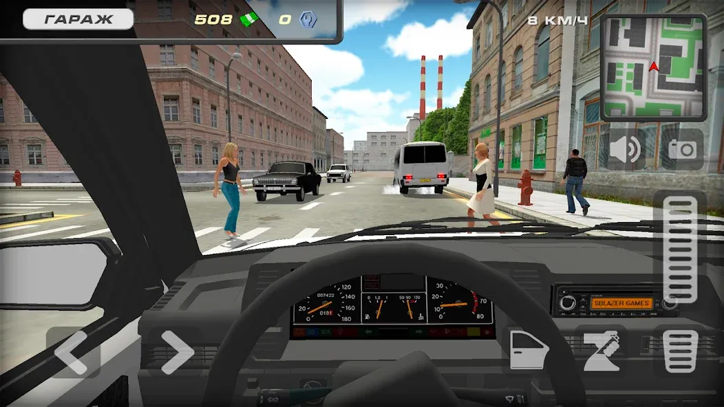 Взломанная Lada 2109 Russian Car Driver  [МОД Бесконечные монеты] — полная версия apk на Андроид screen 4