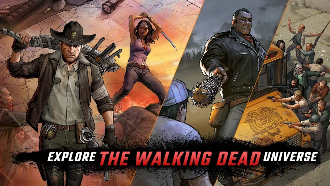 Скачать взлом Walking Dead: Road to Survival (Уокинг Дед)  [МОД Unlimited Money] — стабильная версия apk на Андроид screen 1