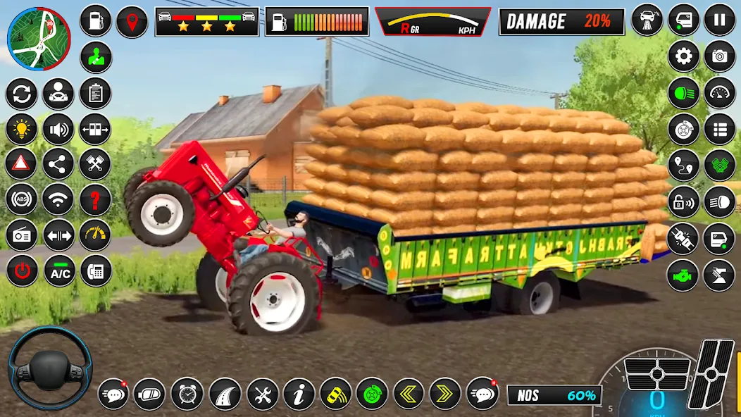 Взломанная Indian Tractor Simulator Games  [МОД Unlimited Money] — полная версия apk на Андроид screen 2