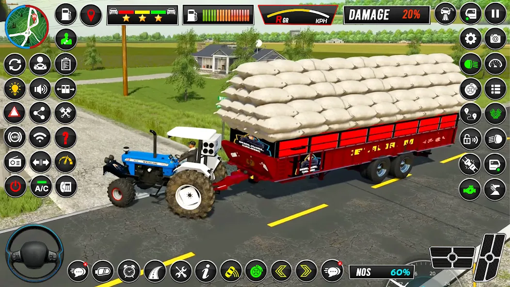 Взломанная Indian Tractor Simulator Games  [МОД Unlimited Money] — полная версия apk на Андроид screen 3