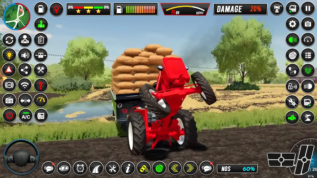 Взломанная Indian Tractor Simulator Games  [МОД Unlimited Money] — полная версия apk на Андроид screen 4