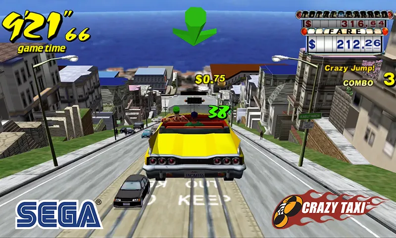 Взлом Crazy Taxi Classic (Крейзи Такси Классик)  [МОД Бесконечные монеты] — стабильная версия apk на Андроид screen 1