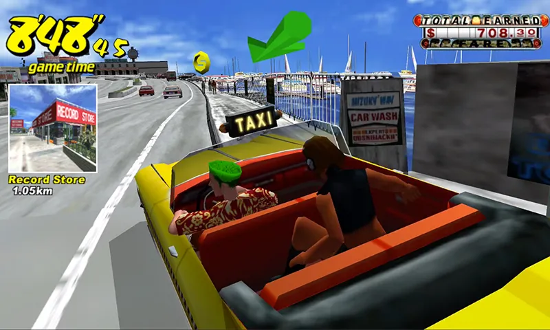 Взлом Crazy Taxi Classic (Крейзи Такси Классик)  [МОД Бесконечные монеты] — стабильная версия apk на Андроид screen 2